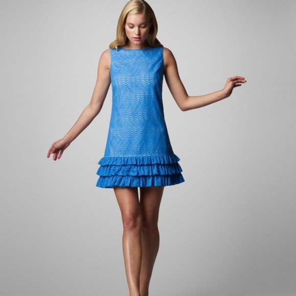 Lilly Pulitzer Dresses & Skirts - Lilly Pulitzer Rosemary Eyelet Sleeveless Dress